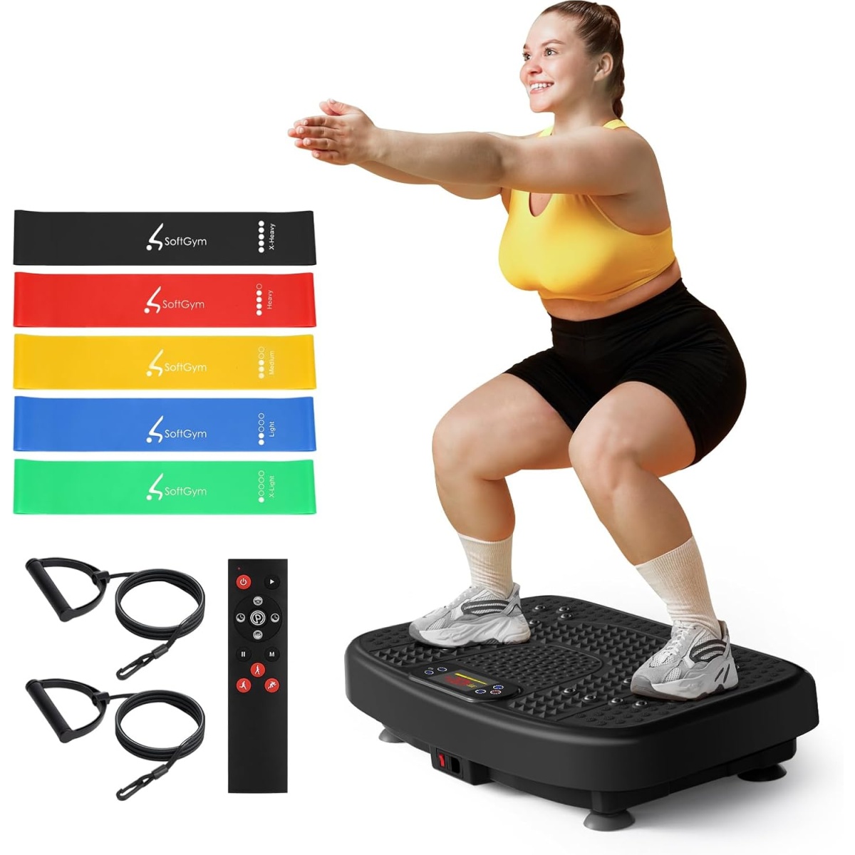 SoftGym Vibration Plate Exercise Machine